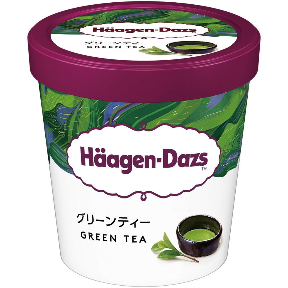 冷凍] ハーゲンダッツ パイント グリーンティー 1セット(473mL×8個