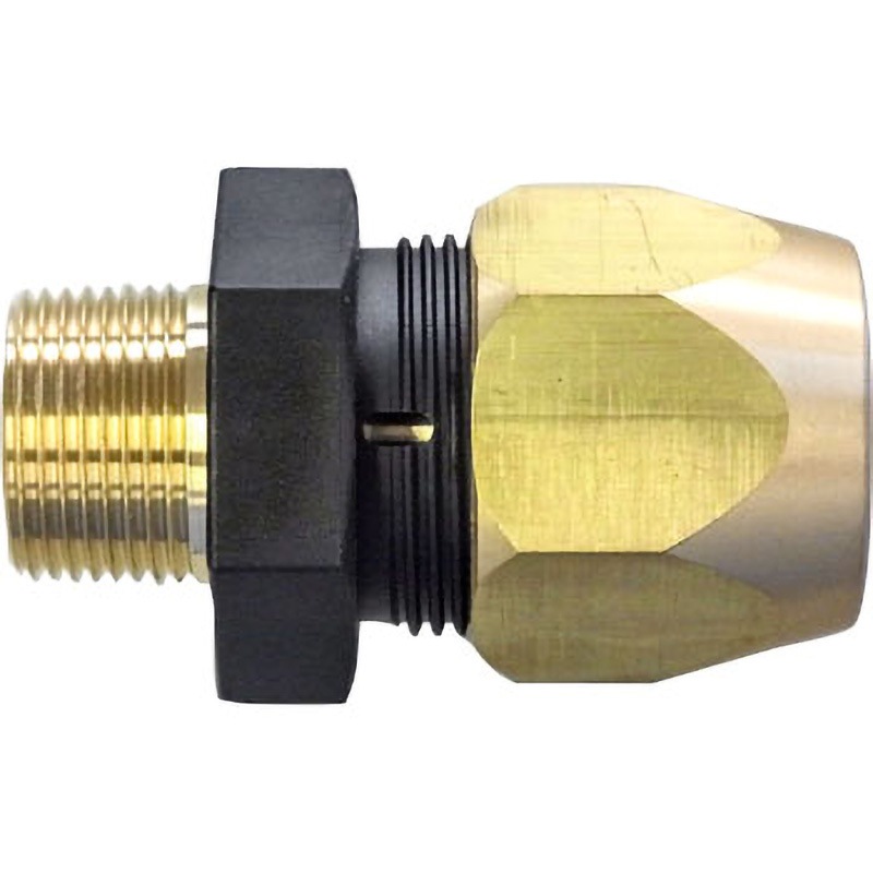 SLB-25A33-B-R1 耐圧ホース用継手『スマートロック』 カクイチ インチサイズ 全長87mm内径21.9mm