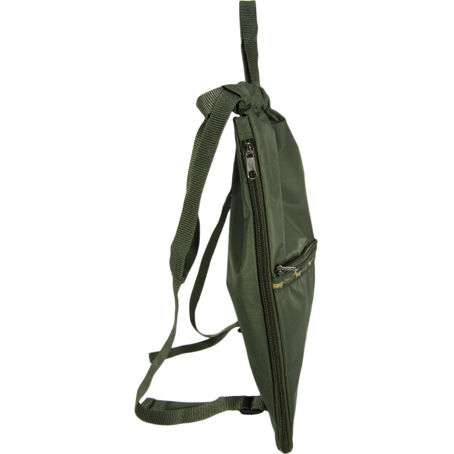 3L73 ナップサック WHOLLY ナイロン カーキ色 横36cm 1個 3L73 【通販