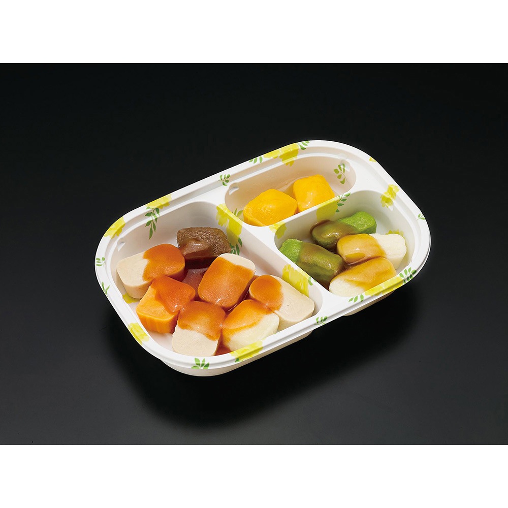 冷凍] マルハニチロ やさしいおかずセット昼・夜のムース食 酢豚 1