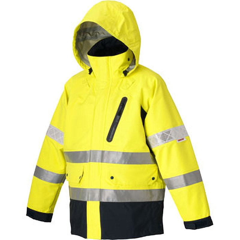 AZ LITE10107 高視認性防護服レインジャケット アゼアス サイズ4L  AZ LITE10107防護服・保護服・特殊服