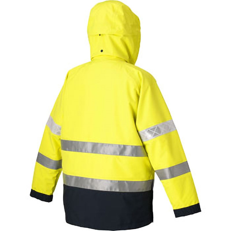 AZ LITE10107 高視認性防護服レインジャケット アゼアス サイズ4L  AZ LITE10107