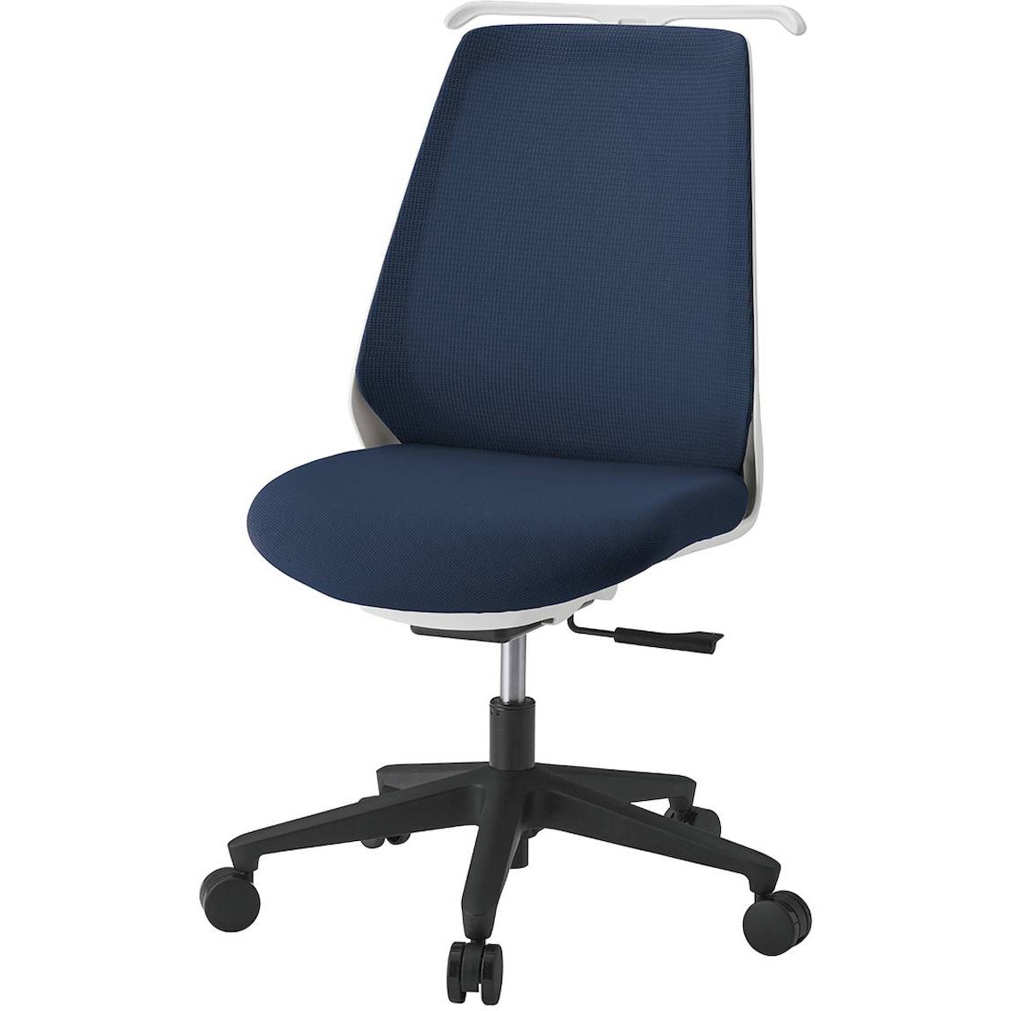 KZ330PVHM1W9B2 ノナチェア 肘なし・ハンガー付<配送時組立サービス付> イトーキ 抵抗付ウレタン双輪キャスター ホワイト 高さ890～980mm幅600mm奥行634mm  KZ330PVHM1W9B2 42,237円