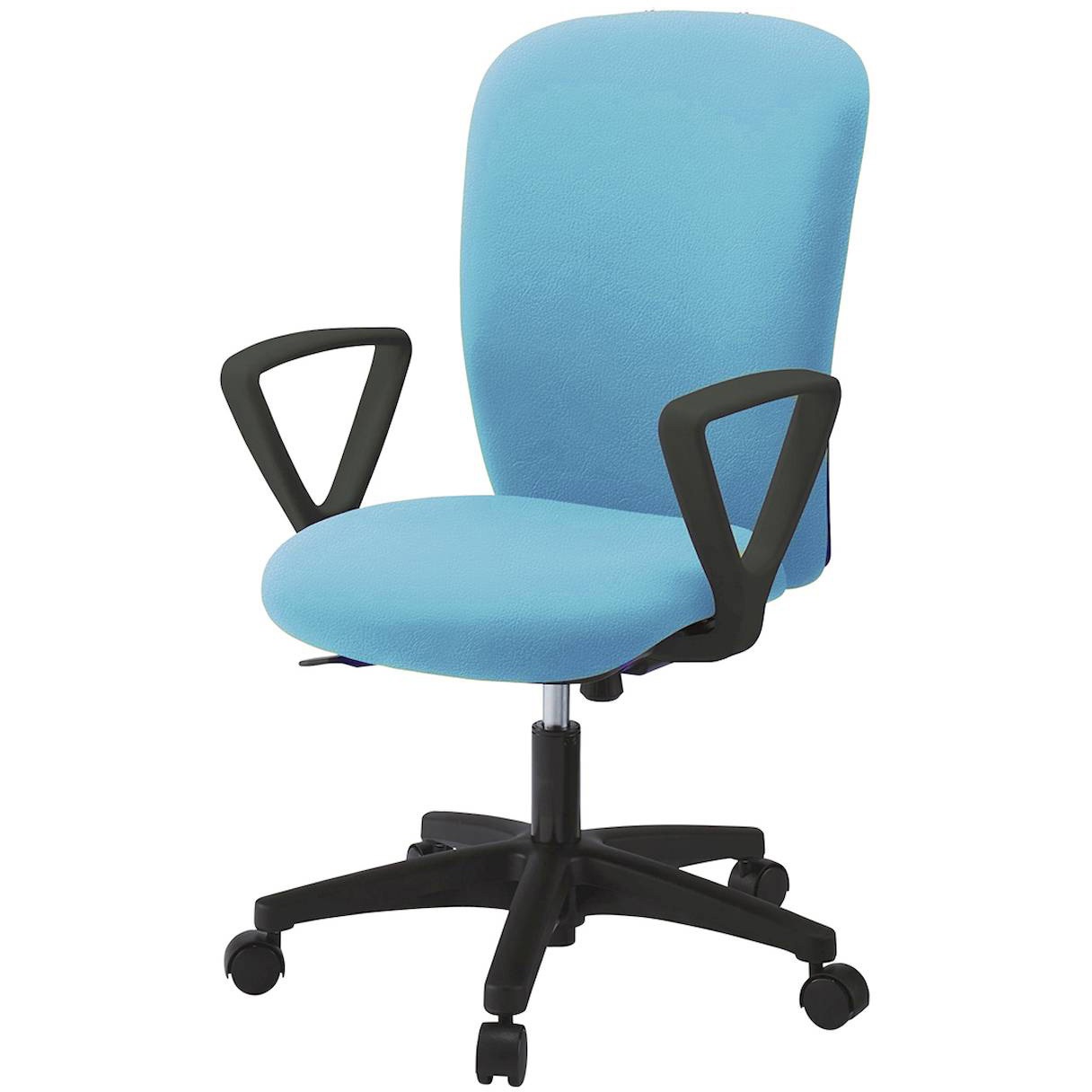 KT-356DLM-T1S4 リエットRチェア ハイバック 固定肘付 ビニールレザー  <配送時組立サービス付> イトーキ 肘掛あり 抵抗付ウレタン双輪キャスター ブラック  KT-356DLM-T1S4