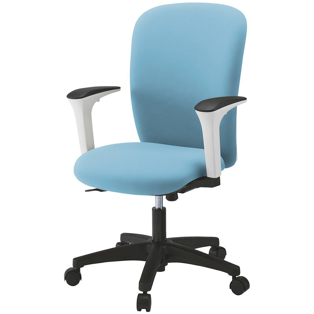 KT-357DLM-WTS4 リエットRチェア ハイバック 可動肘付 ビニールレザー  <配送時組立サービス付> イトーキ 肘掛あり 抵抗付ウレタン双輪キャスター ホワイト  KT-357DLM-WTS4