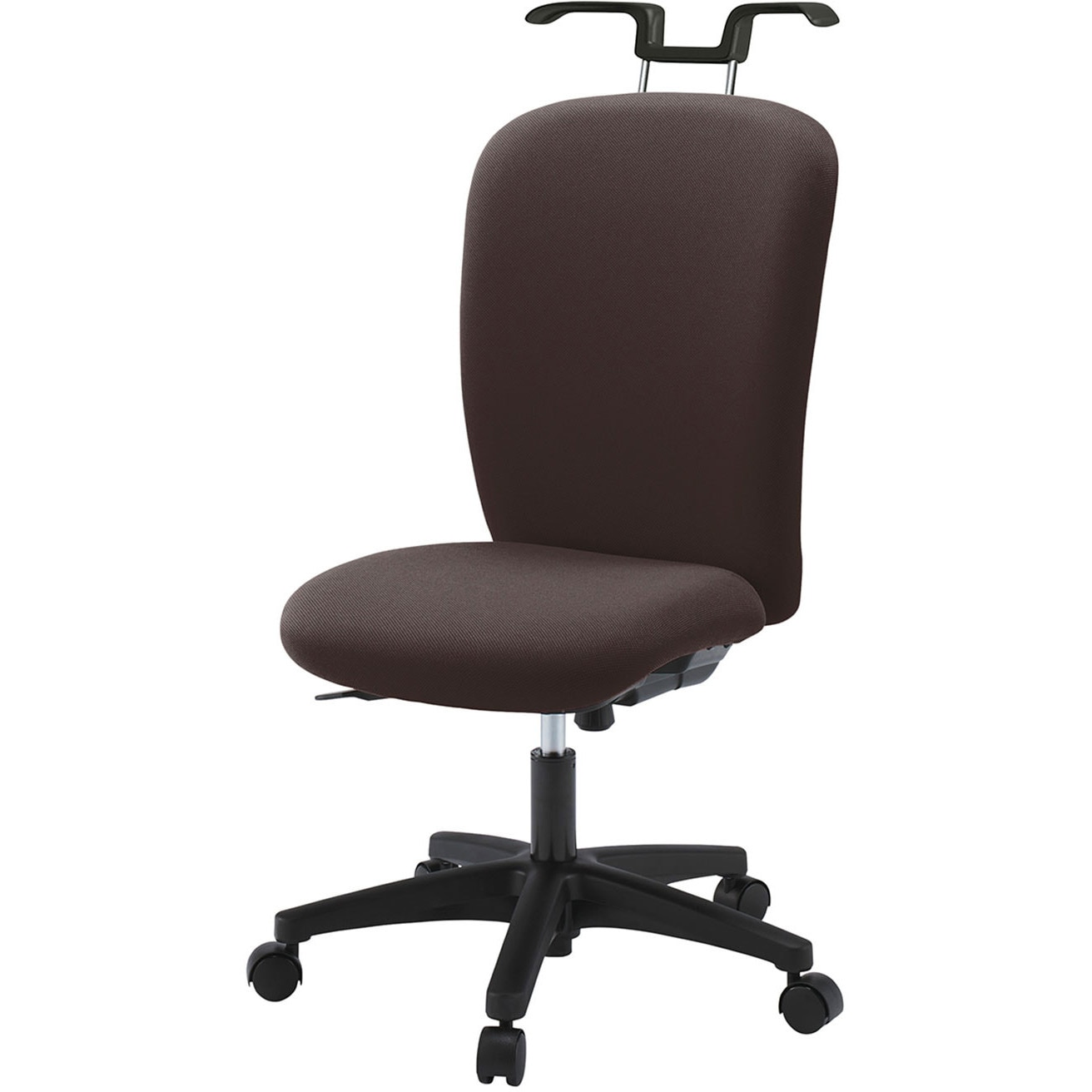 KT-350PVH-T1H2 リエットRチェア ハイバック ハンガー付<配送時組立サービス付> イトーキ ナイロン双輪キャスター ブラック 高さ905～1055mm幅570mm奥行575mm  KT-350PVH-T1H2