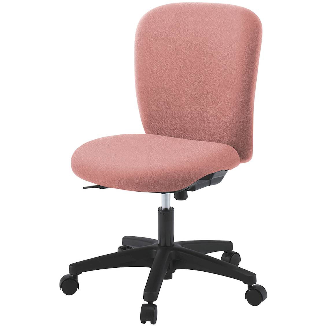 KT-360DLM-WTM6 リエットRチェア ローバック ビニールレザー  <配送時組立サービス付> イトーキ 抵抗付ウレタン双輪キャスター ホワイト 高さ825～925mm幅570mm奥行575mm  KT-360DLM-WTM6