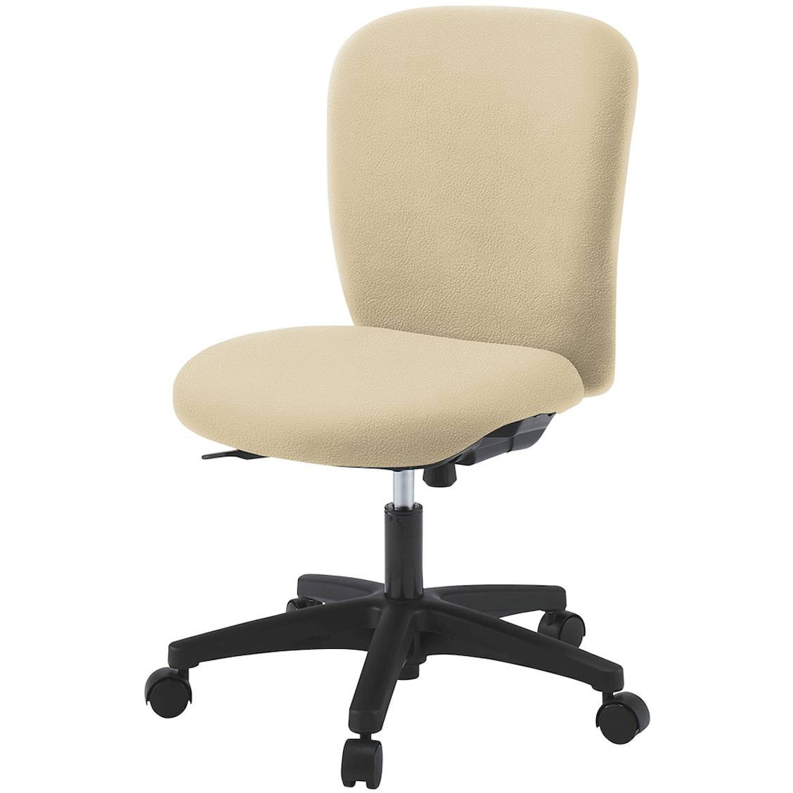 KT-360DLM-WTK6 リエットRチェア ローバック ビニールレザー  <配送時組立サービス付> イトーキ 抵抗付ウレタン双輪キャスター ホワイト 高さ825～925mm幅570mm奥行575mm  KT-360DLM-WTK6