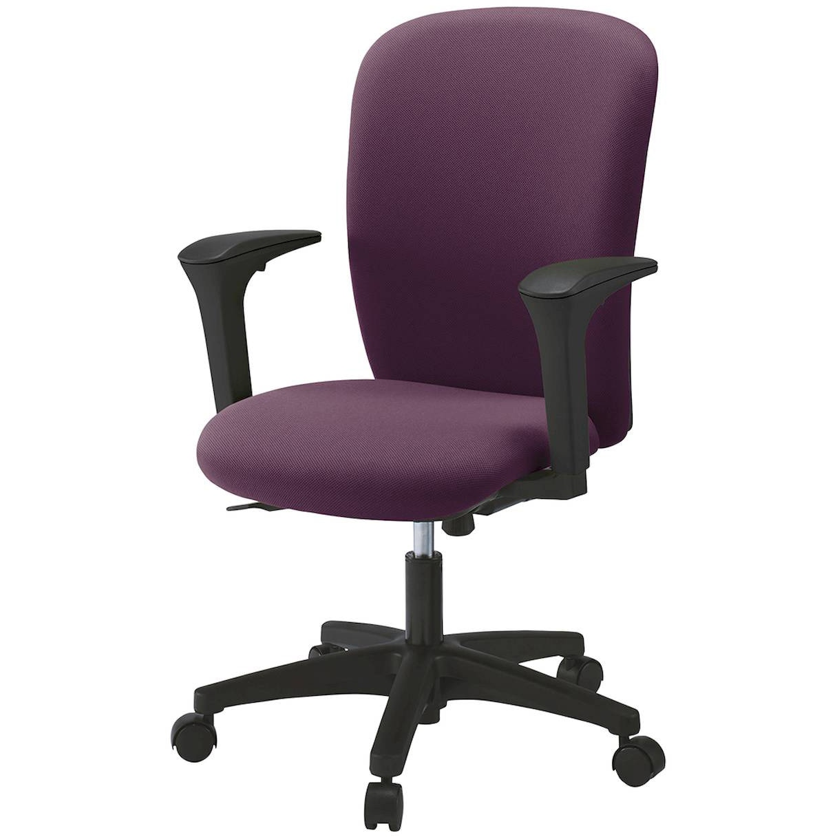 KT-357PVM-T1X7 リエットRチェア ハイバック 可動肘付<配送時組立サービス付> イトーキ 肘掛あり 抵抗付ウレタン双輪キャスター ブラック  KT-357PVM-T1X7 37,037円