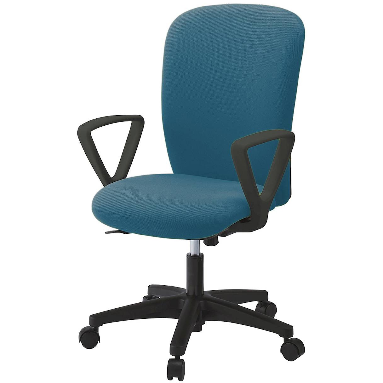 KT-356PVM-T1A3 リエットRチェア ハイバック 固定肘付<配送時組立サービス付> イトーキ 肘掛あり 抵抗付ウレタン双輪キャスター ブラック  KT-356PVM-T1A3 29,887円