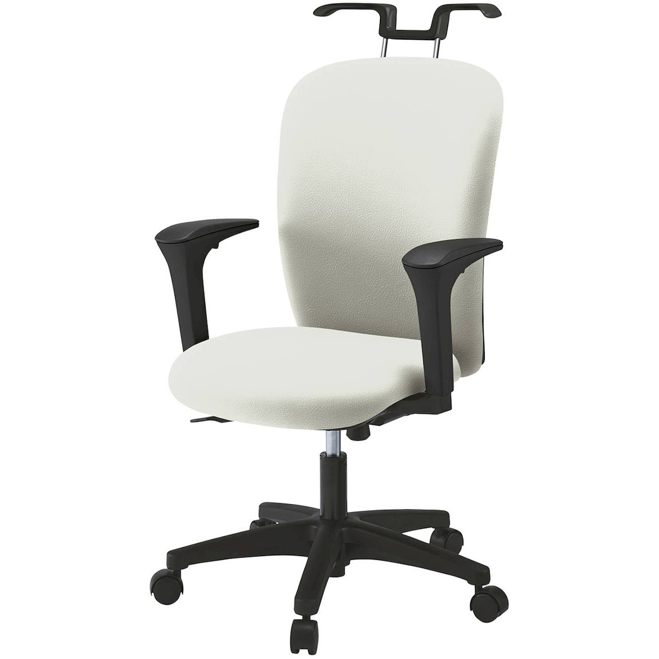 KT-357DLH-T1C8 リエットRチェア ハイバック 可動肘・ハンガー付 ビニールレザー  <配送時組立サービス付> 1脚 イトーキ 【通販モノタロウ】