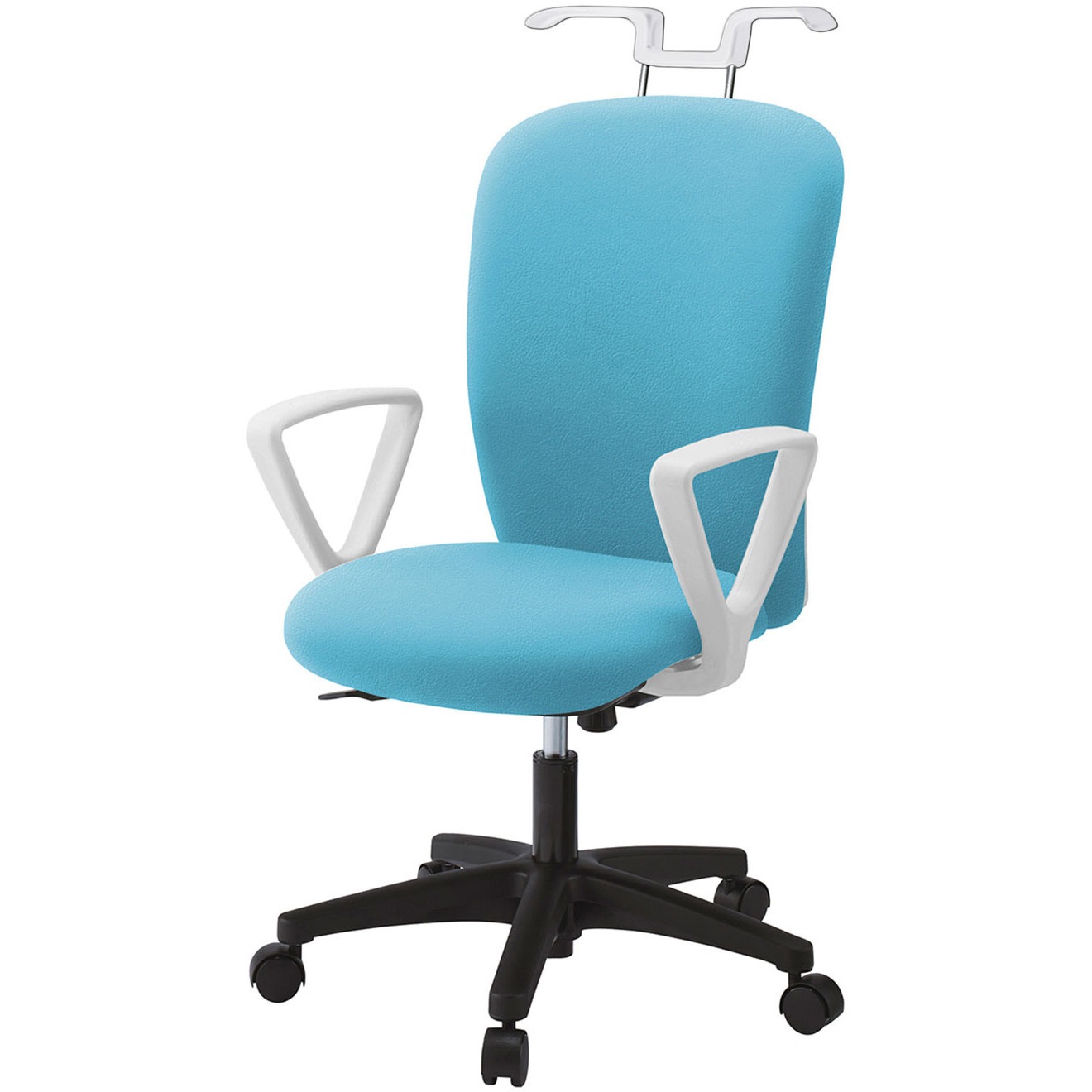 KT-356DLHM-WTS4 リエットRチェア ハイバック 固定肘・ハンガー付 ビニールレザー  <配送時組立サービス付> 1脚 イトーキ 【通販モノタロウ】