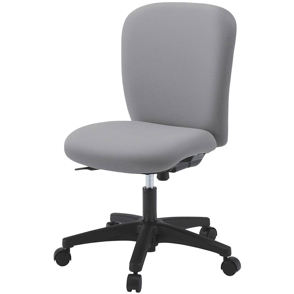 KT-360PVM-T1W6 リエットRチェア ローバック<配送時組立サービス付> イトーキ 抵抗付ウレタン双輪キャスター ブラック 高さ825～925mm幅570mm奥行575mm  KT-360PVM-T1W6