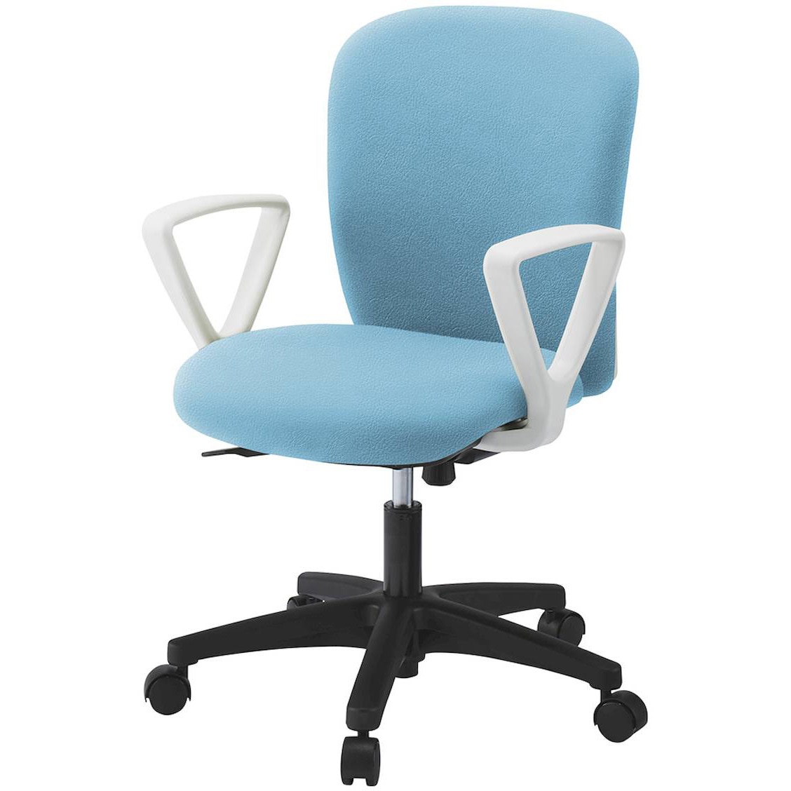 KT-366DLM-WTS4 リエットRチェア ローバック 固定肘付 ビニールレザー  <配送時組立サービス付> イトーキ 肘掛あり 抵抗付ウレタン双輪キャスター ホワイト  KT-366DLM-WTS4