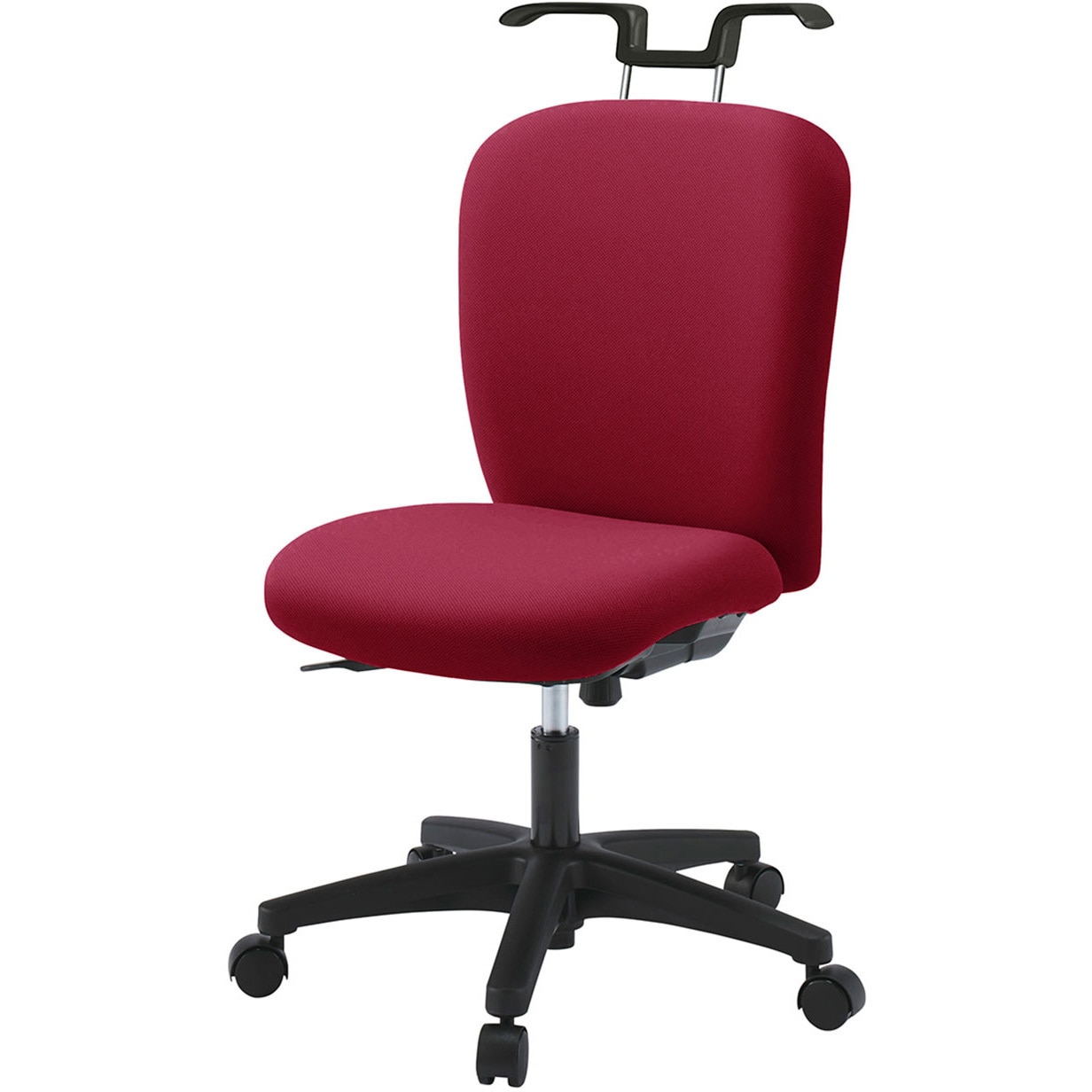 KT-360PVH-T1M4 リエットRチェア ローバック ハンガー付<配送時組立サービス付> イトーキ ナイロン双輪キャスター ブラック 高さ825～925mm幅570mm奥行575mm  KT-360PVH-T1M4 28,786円