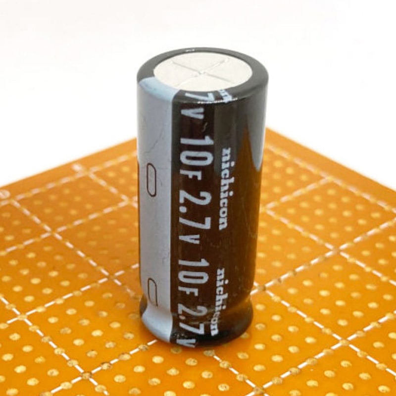 JUMT1106MHD-5P ニチコン 電気二重層コンデンサ 2.7V 10F 5個パック