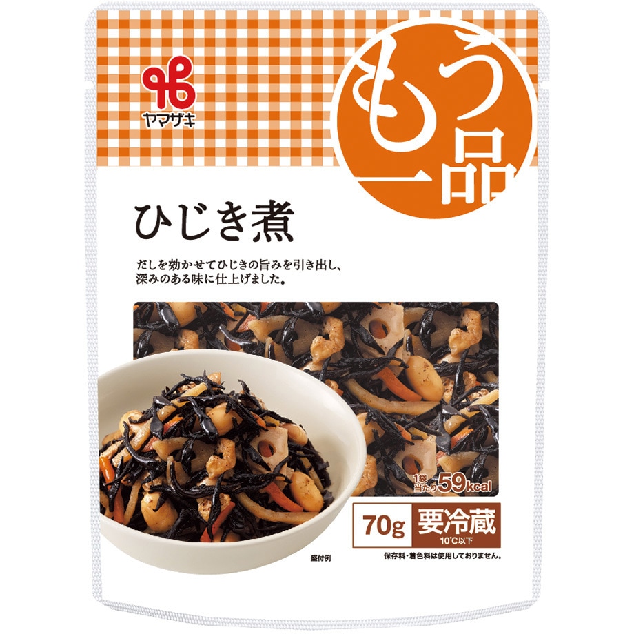 冷蔵]おかずもう一品 ひじき煮 1セット(70g×3個) ヤマザキ 【通販