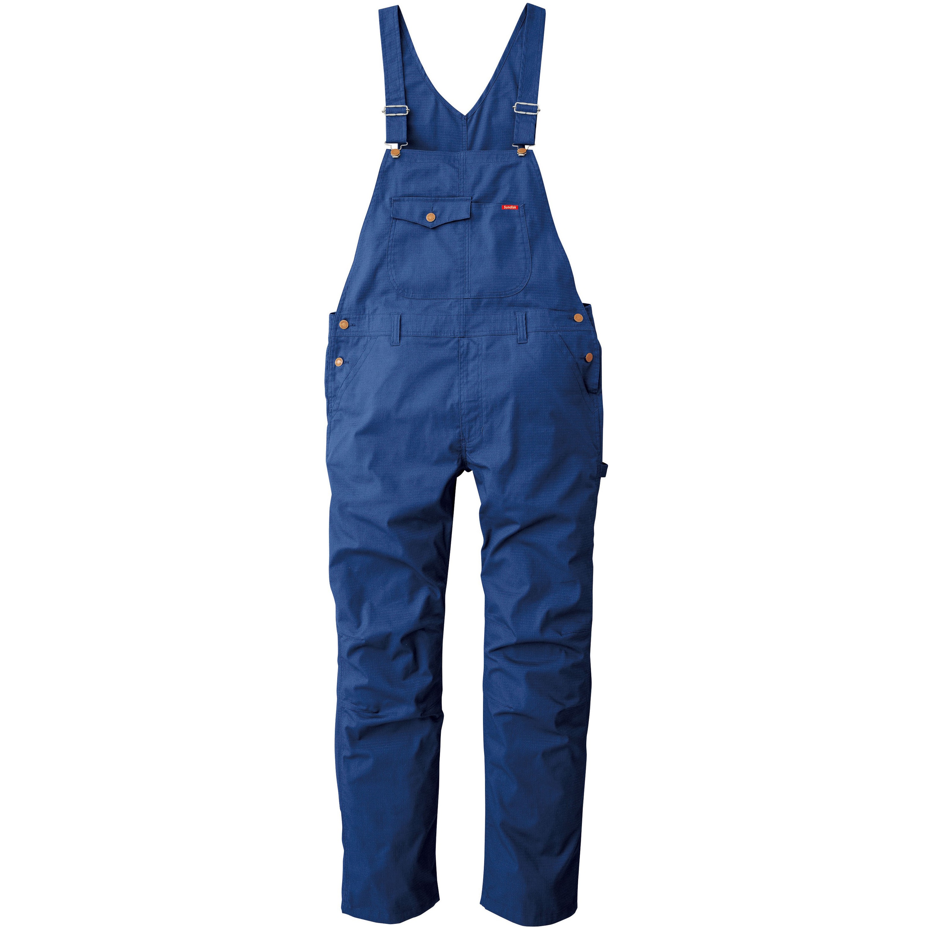 SD8320-40 ストレッチリップストップサロペット SunDisk(ソルディ) ネイビーブルー色 サイズL  SD8320-40