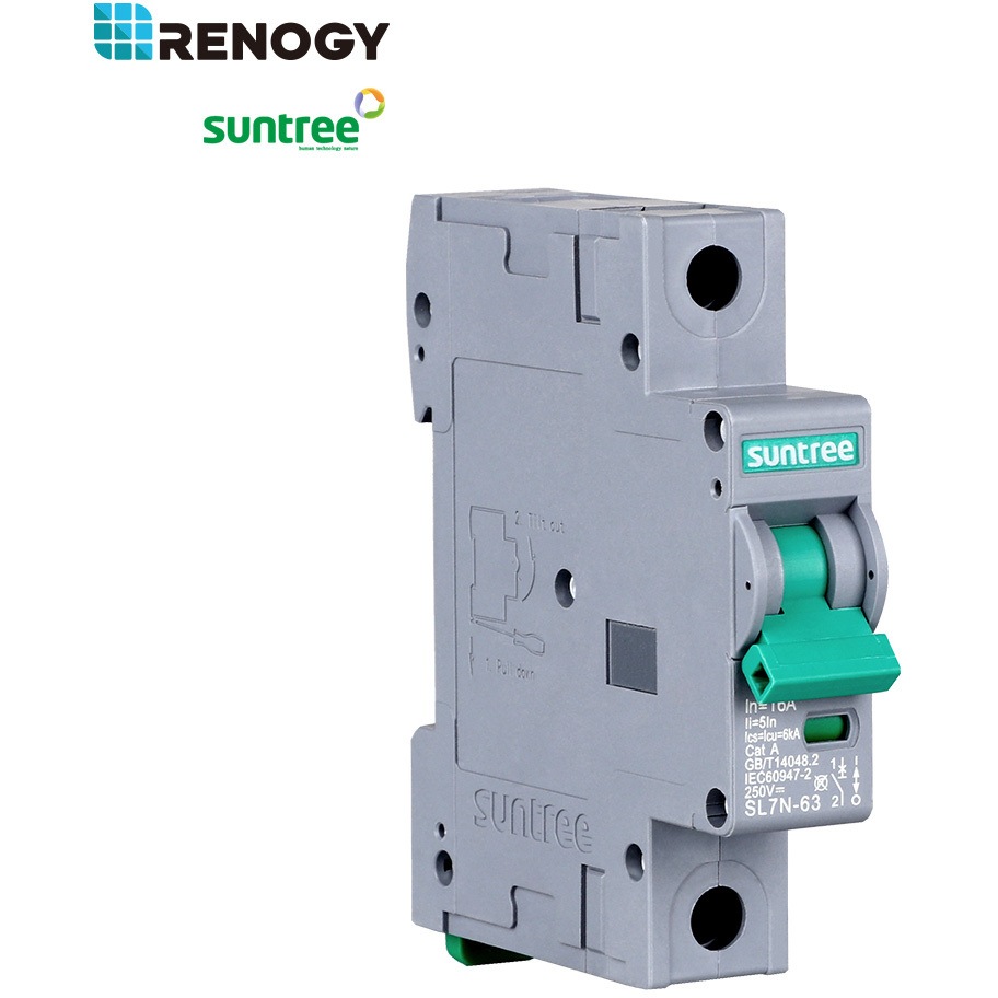 ミニチュアサーキットブレーカー 極数1 フレーム(AF)32 SUNDCCB32MN1P-G1-JP