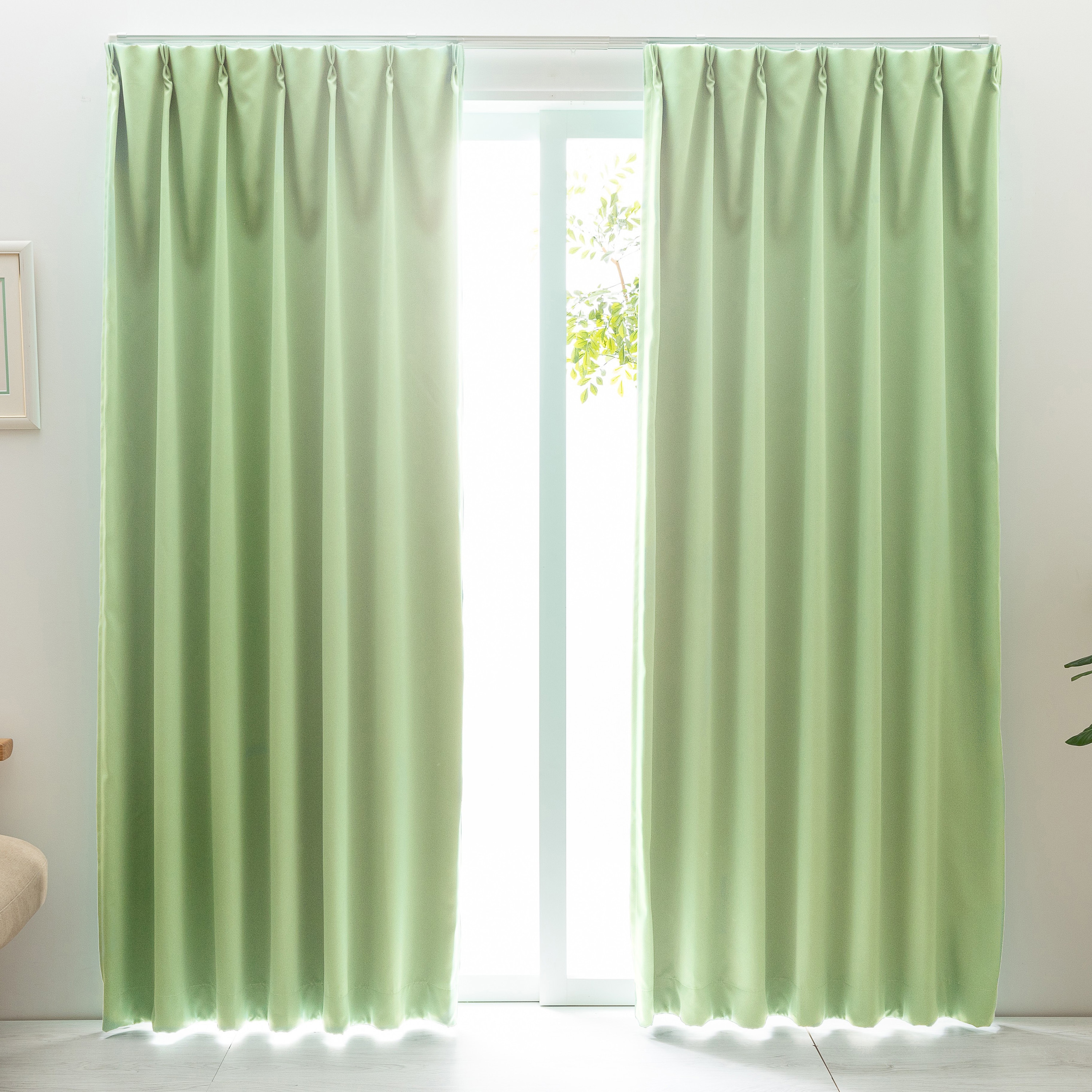 幅100cm×長さ210cm 防炎・1級遮光(多色)ドレープカーテン