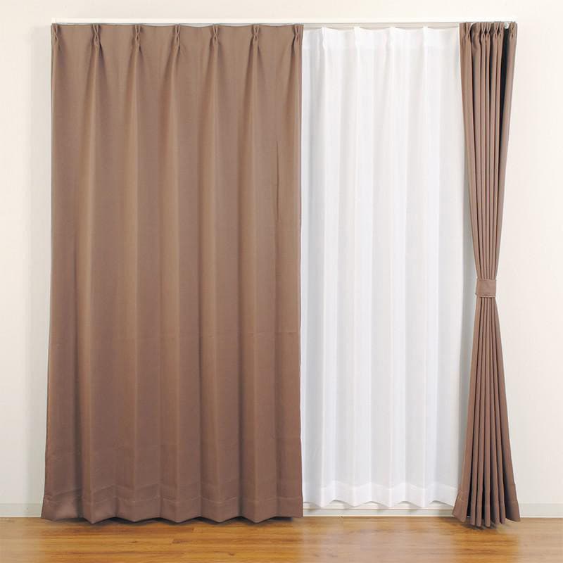 専用！ 1級遮光 防炎 ドレープカーテン 単品 幅100×丈160cm 2枚入