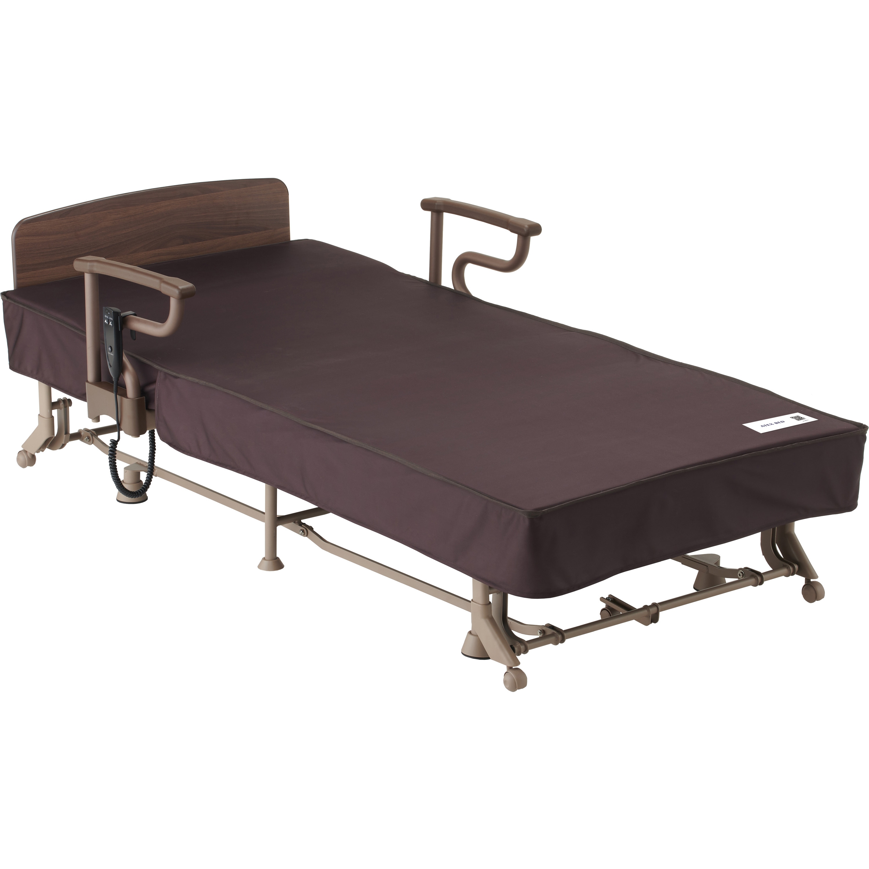 AX-BE721 収納式 電動リクライニングベッド 1台(43kg) ATEX(アテックス