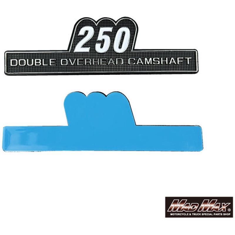 M0MNAC0出品 O93-Z250-01 サイドカバーエンブレム 250 左右セット MAD MAX(マッド