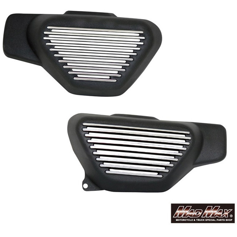 MM19-H012-03 ホンダ モンキー125 左右セット アルフィンカバー ブラック フィン削り出し 1セット MAD MAX(マッドマックス) 【通販モノタロウ】
