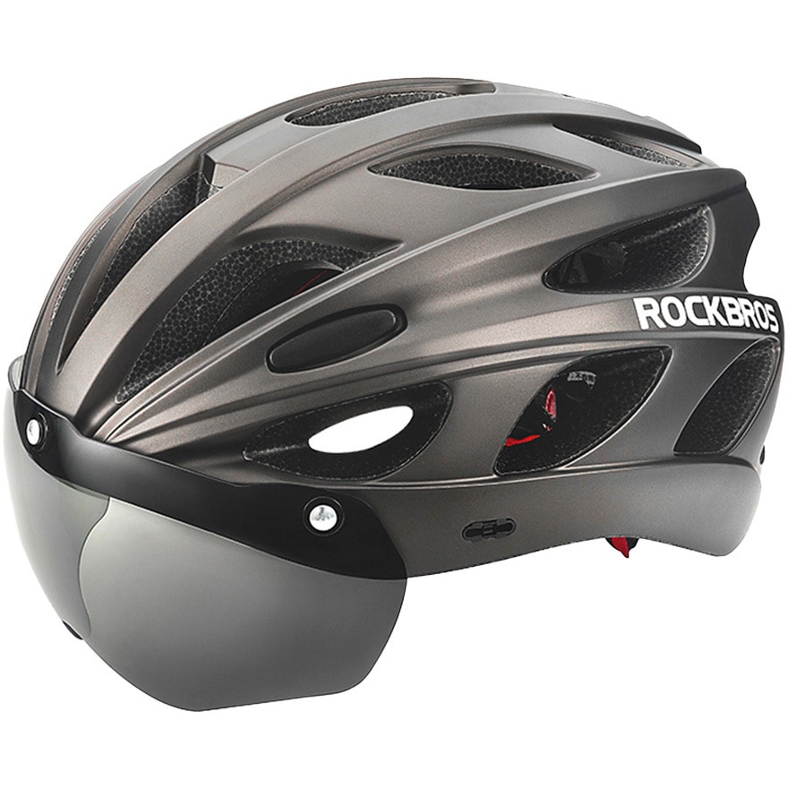 MTT-16-001 自転車用サングラス付きヘルメット(TT-16) ROCKBROS(ロック