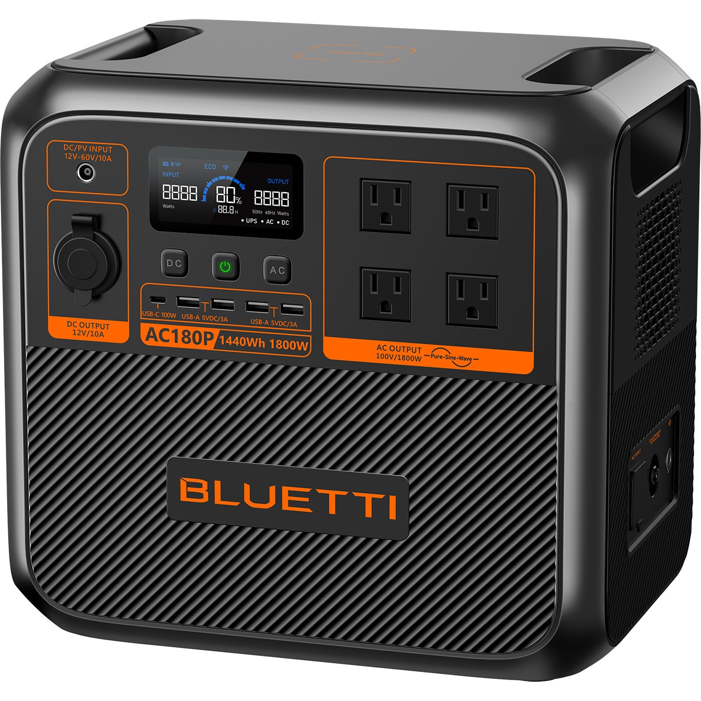 AC180P ポータブル電源 ACシリーズ BLUETTI(ブルーティ) 定格出力1800W