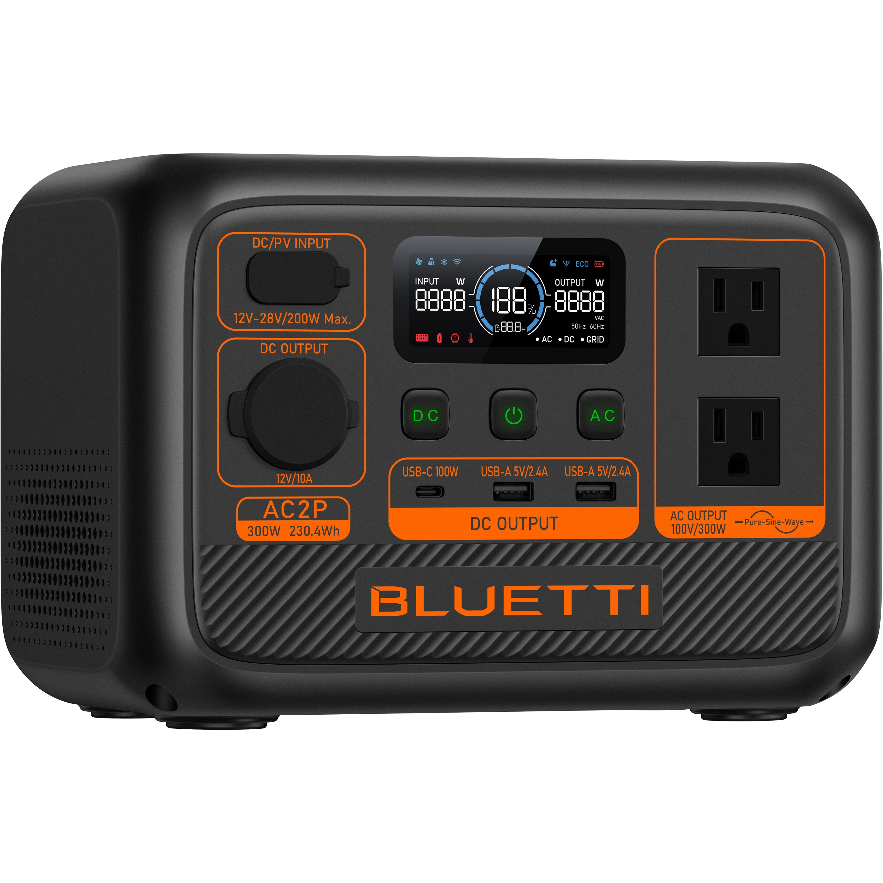 AC2P ポータブル電源 ACシリーズ BLUETTI(ブルーティ) 定格出力300W