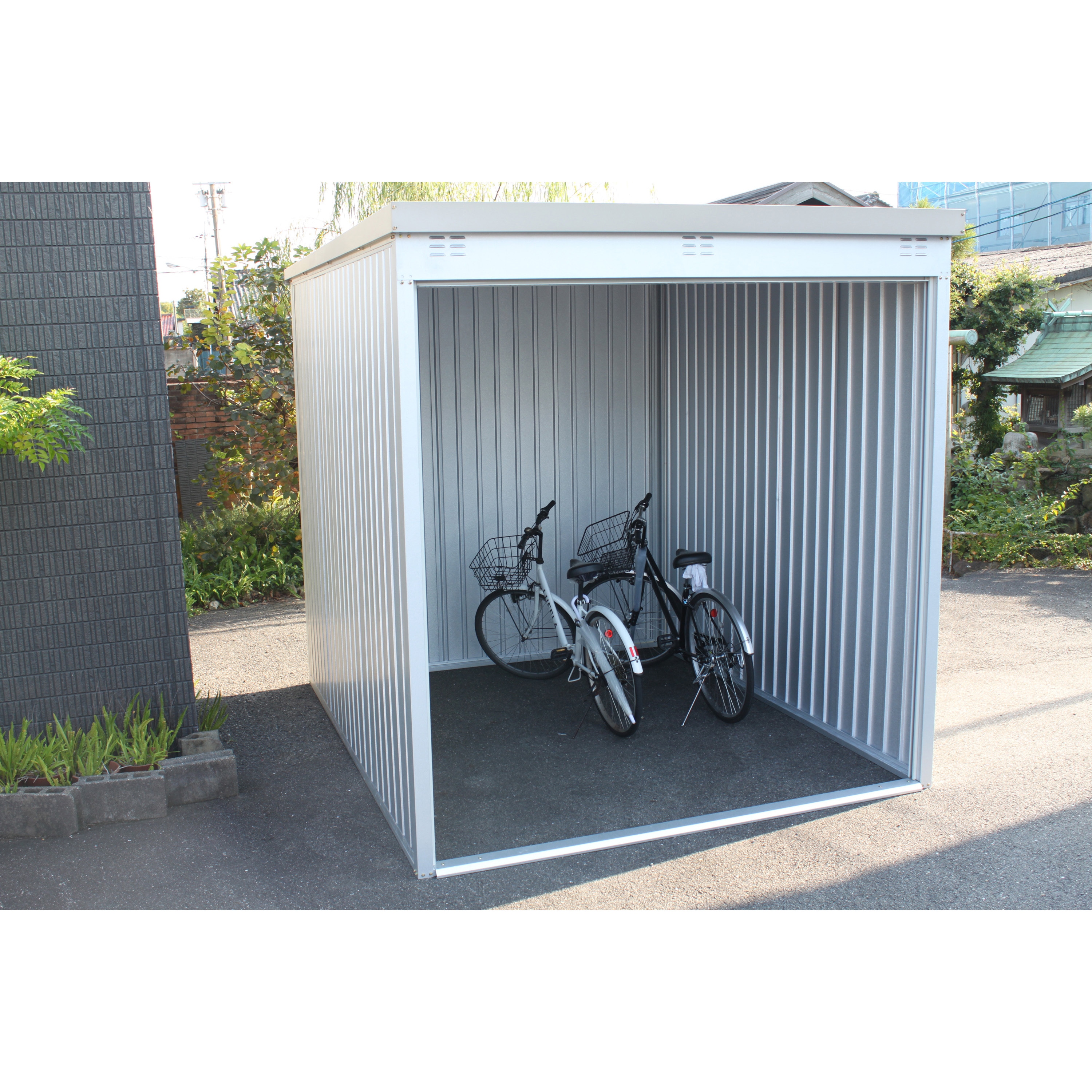 DMG-20H 多目的万能物置 シャッター仕様(間口2400×奥行3000mmタイプ