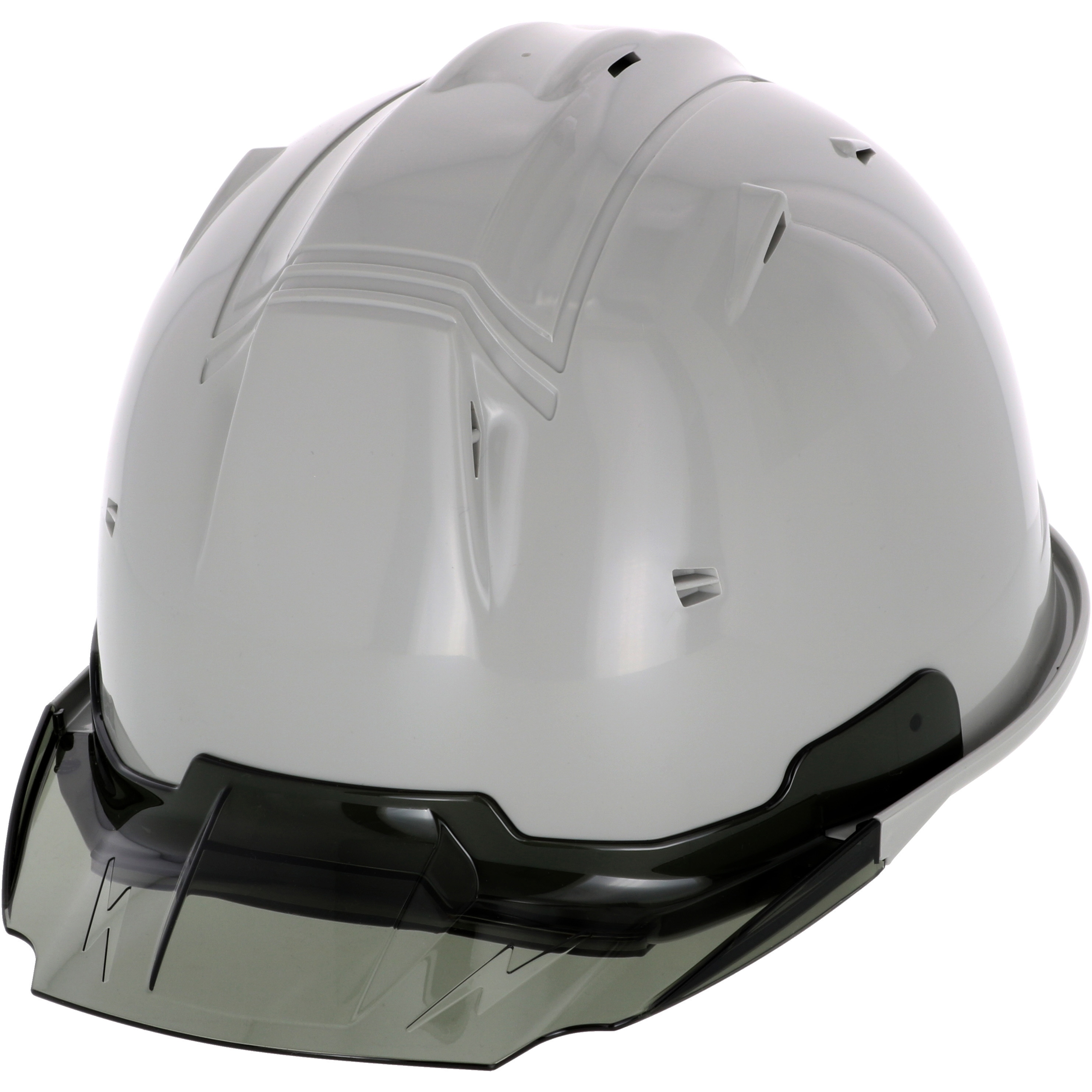 SS-19V型T-P式RA ヘルメット 進和化学工業(SHINWA) グレー/バイザー