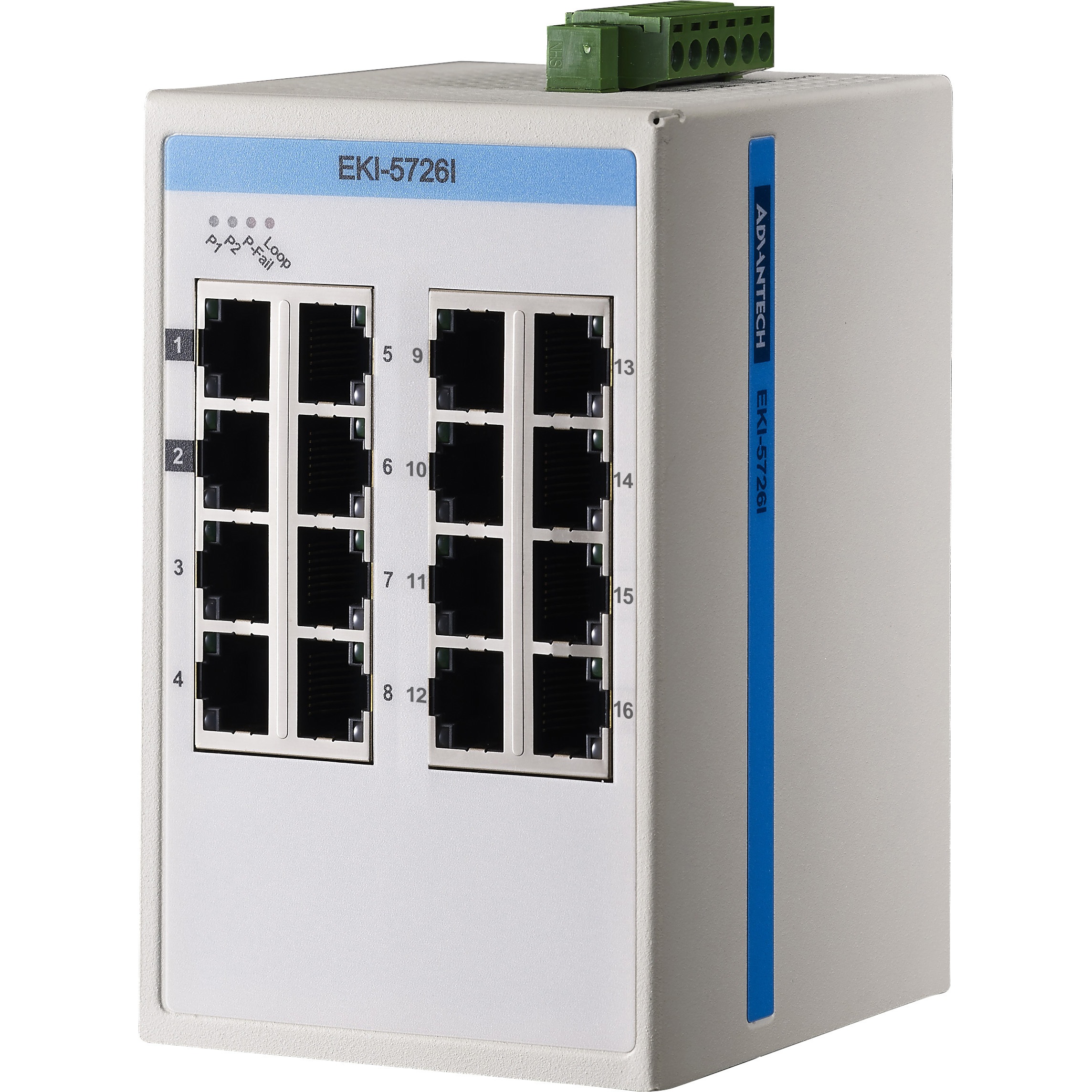 EKI-5726I-AE 非管理型・産業用イーサネットスイッチ：EKI-5700シリーズ Advantech(アドバンテック) 長さ120mm  EKI-5726I-AE