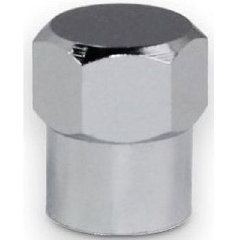 BC13 メッキキャップ 角袴型 (シーリングパッキン付) マルエム(自動車用品) 全長13.3mm 1袋(100個) BC13