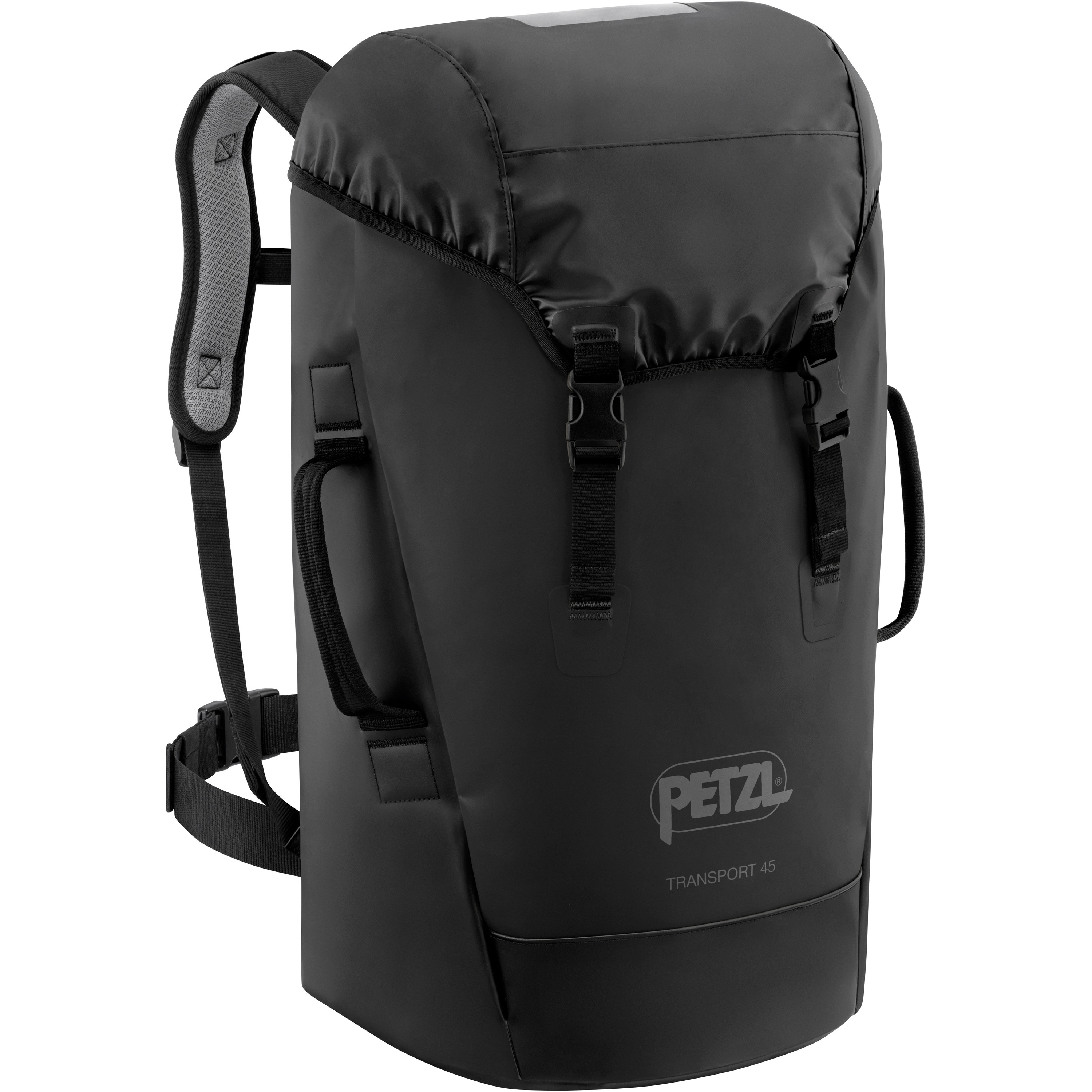 PETZL　バックパック トランスポート ブラック 45　S042BA01 S042BA01 バックパック トランスポート PETZL ブラック色 容量45L