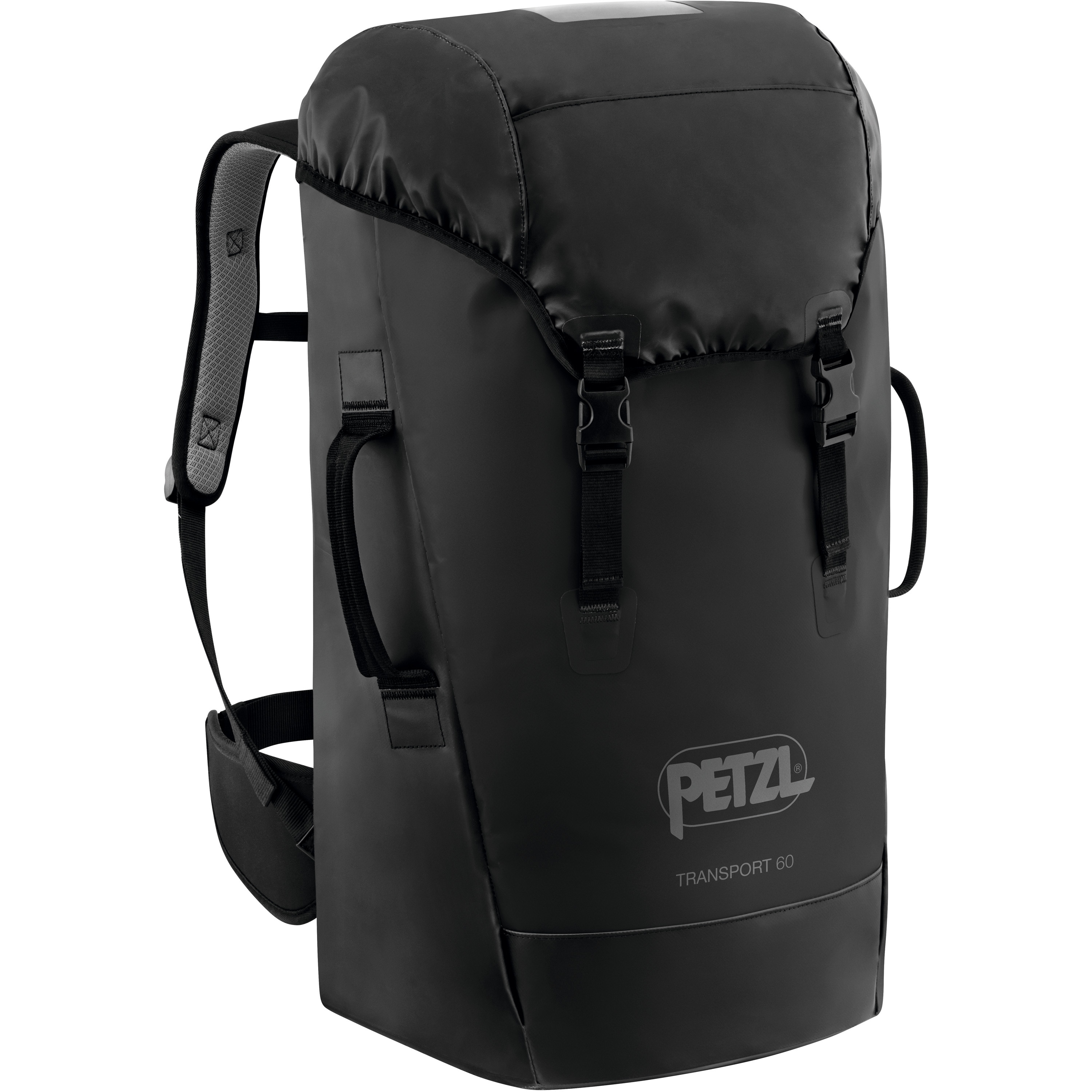 S042CA01 バックパック トランスポート PETZL ブラック色 容量60L   S042CA01