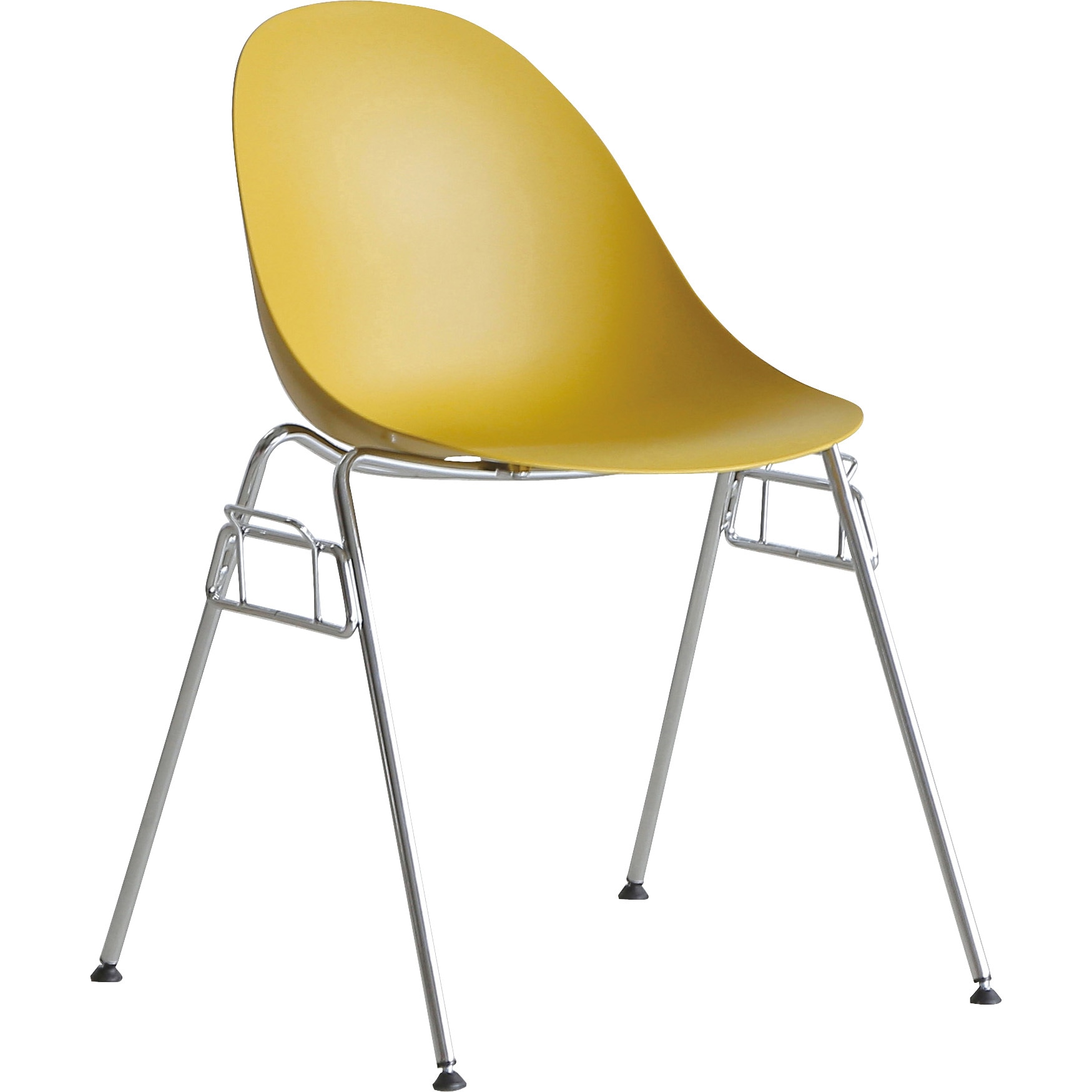 316934 エッグAチェア 関家具(yuu/CRASH/クラッシュ) イエロー 高さ