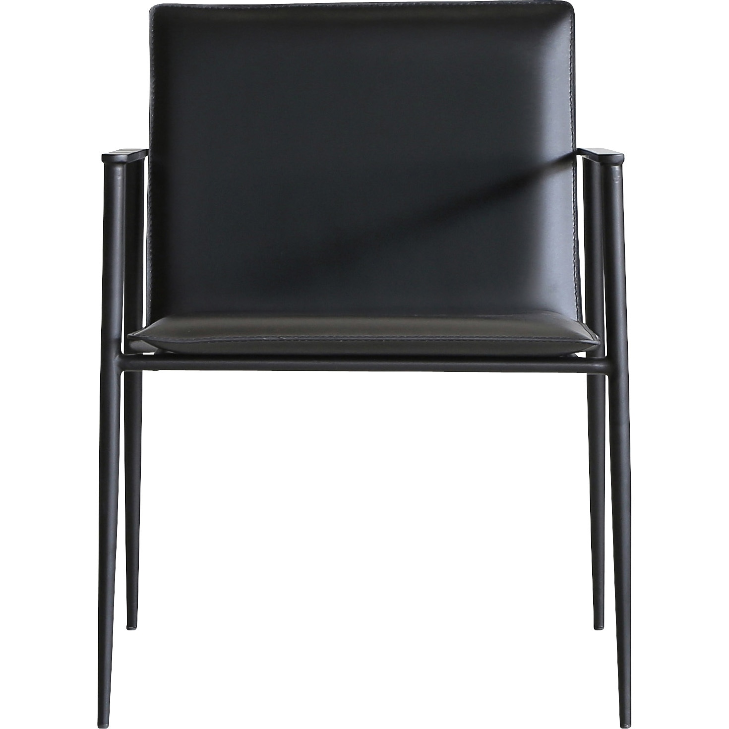 308159 ハーネス ラウンジチェア 肘付き 関家具(yuu/CRASH/クラッシュ) ブラック色 高さ775mm幅590mm奥行710mm