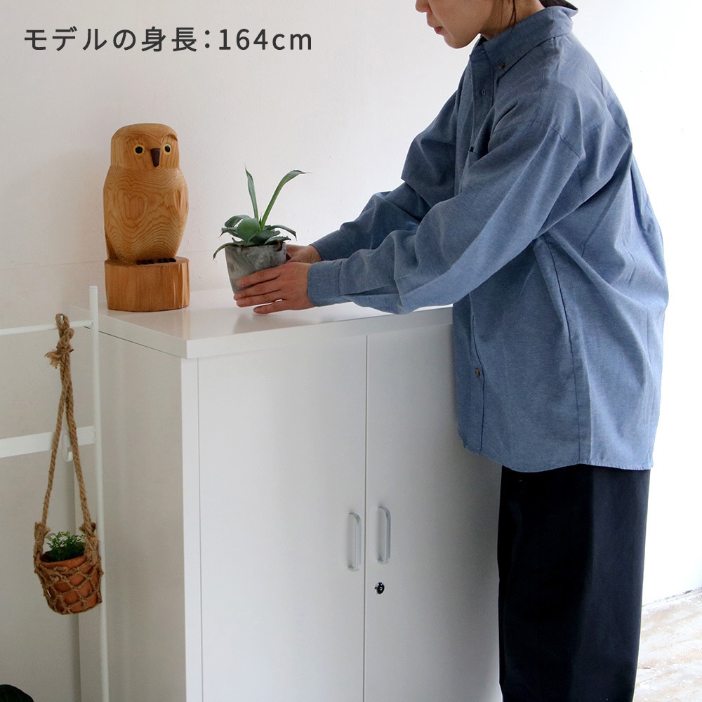 ST-002GRN スチール収納庫 「LUXON(ルクソン)」 住まいスタイル セージ