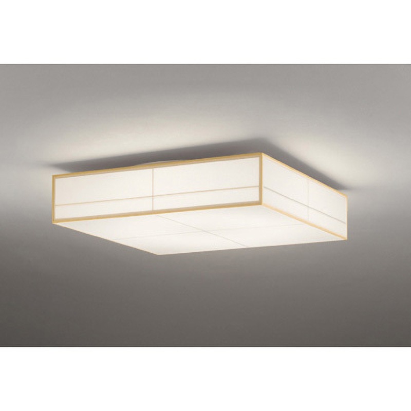 OL291025R 和シーリングライト ODELIC(オーデリック) Ra94 高演色LED 調光器不可 電球色～昼光色 調色の可否:可 適用畳数～6 幅489mm長さ489mm  OL291025R