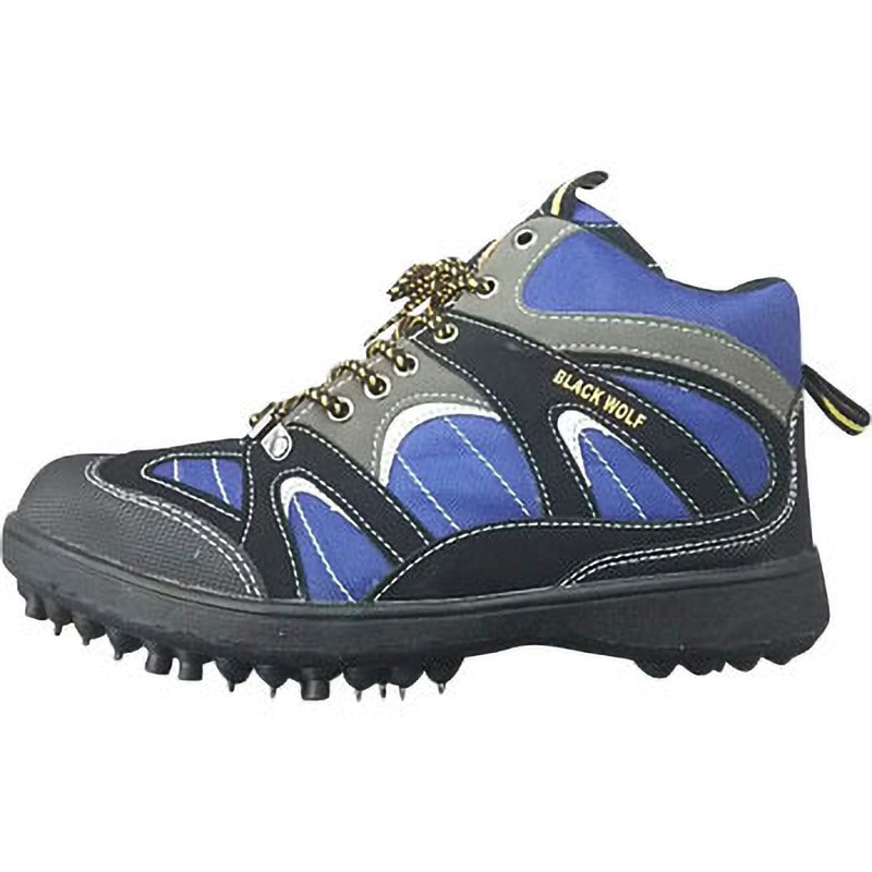 KMP-9609 ピンスパイクスニーカー オカモト 色NAVY 紐タイプ フェイク