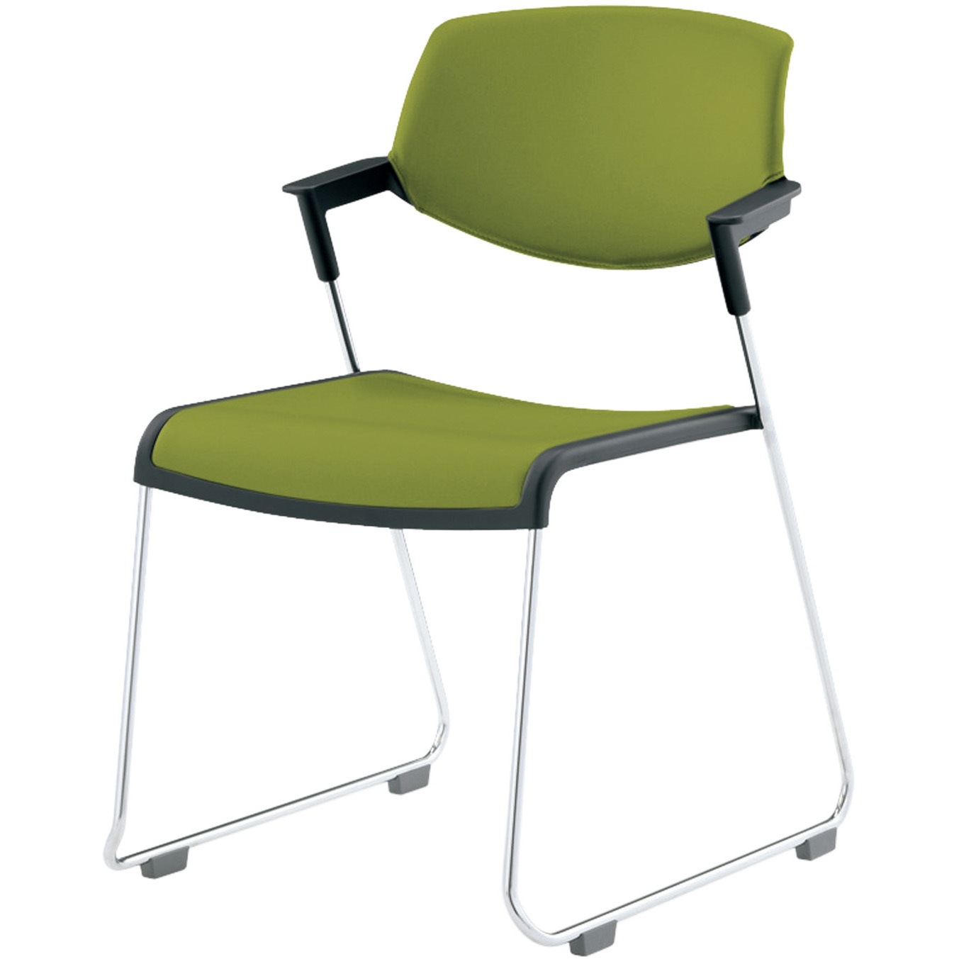 CK-M621E6G9Q4 会議用イス サティオ 背カバータイプ(配送・組立サービス付き) コクヨ 組立・設置・取付 ライトオリーブ スタッキング可 肘掛あり   CK-M621E6G9Q4 15,584円