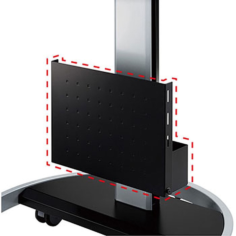 PHP-7703 オプションCPUホルダー HAMILeX(ハミレックス) 耐荷重10kg シルバー/ブラック色