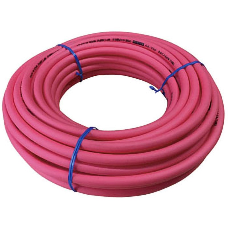 TA12.5X8.5-100 PVCエアーホース ヤマトエンジニアリング ピンク色 柔軟性/滑り 空気用 内径8.5mm外径12.5mm長さ100m