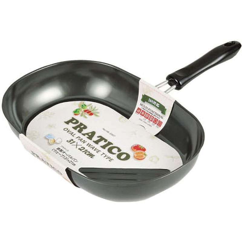 HB-3307 プラティコ 鉄製オーバルパン 1枚 パール金属 【通販