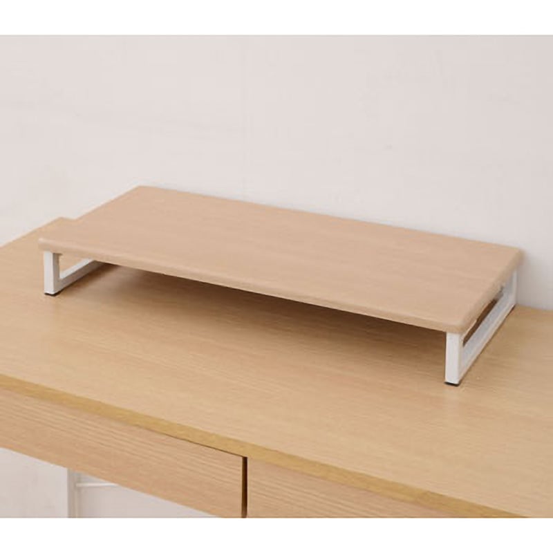 DTS-5925(NA/IV) モニタースタンド YAMAZEN(山善) ナチュラル色 奥行