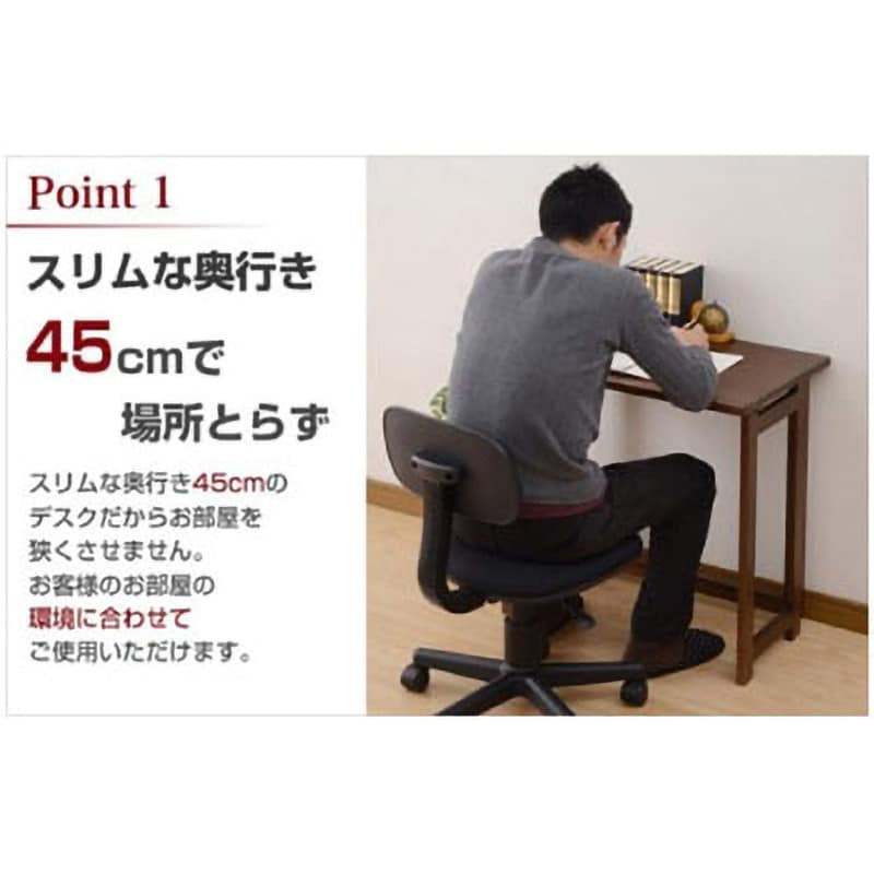 SP-5750H70(FBR) 天然木折りたたみデスク ハイタイプ YAMAZEN