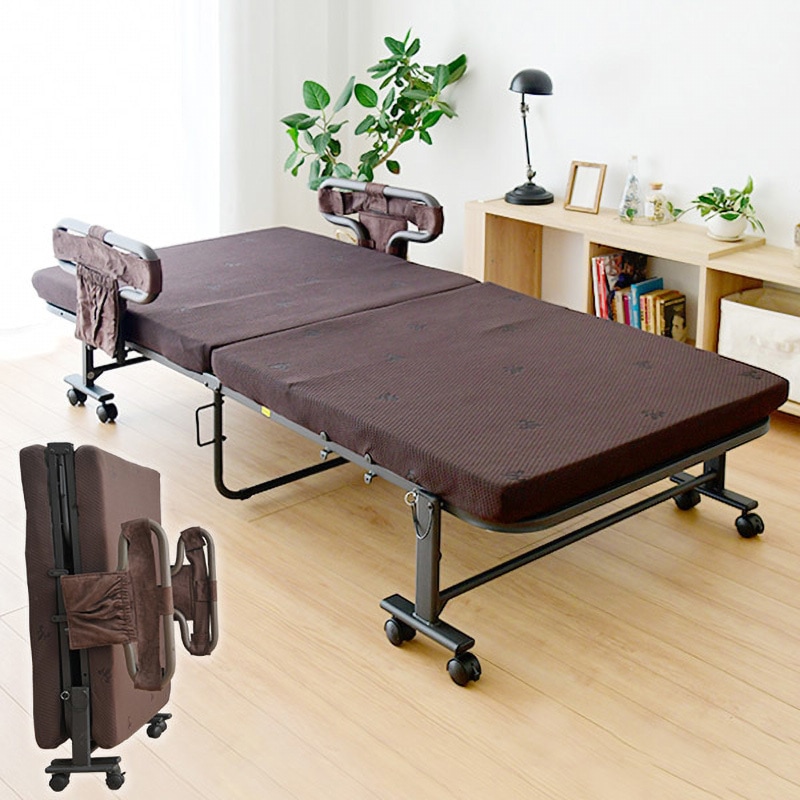 折りたたみ整体ベッド(本体のみ) ベッド 完成品 セミシングルショート 並べる 連結 折りたたみベッド