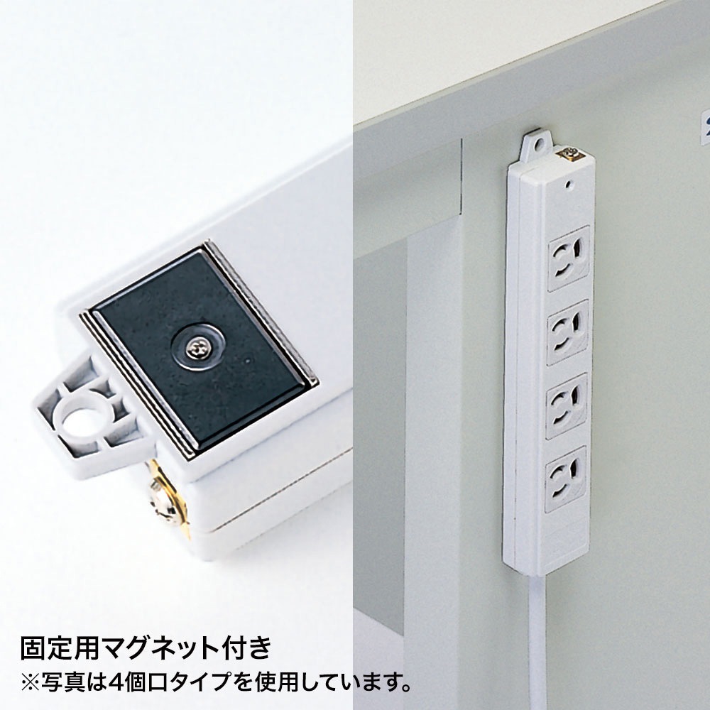 マルチタップ 電源 コンセント 8口 Test mate TM801 S.S.T TAP-KS8-1 電源タップ サンワサプライ ストレート 定格電流15A 3P抜け